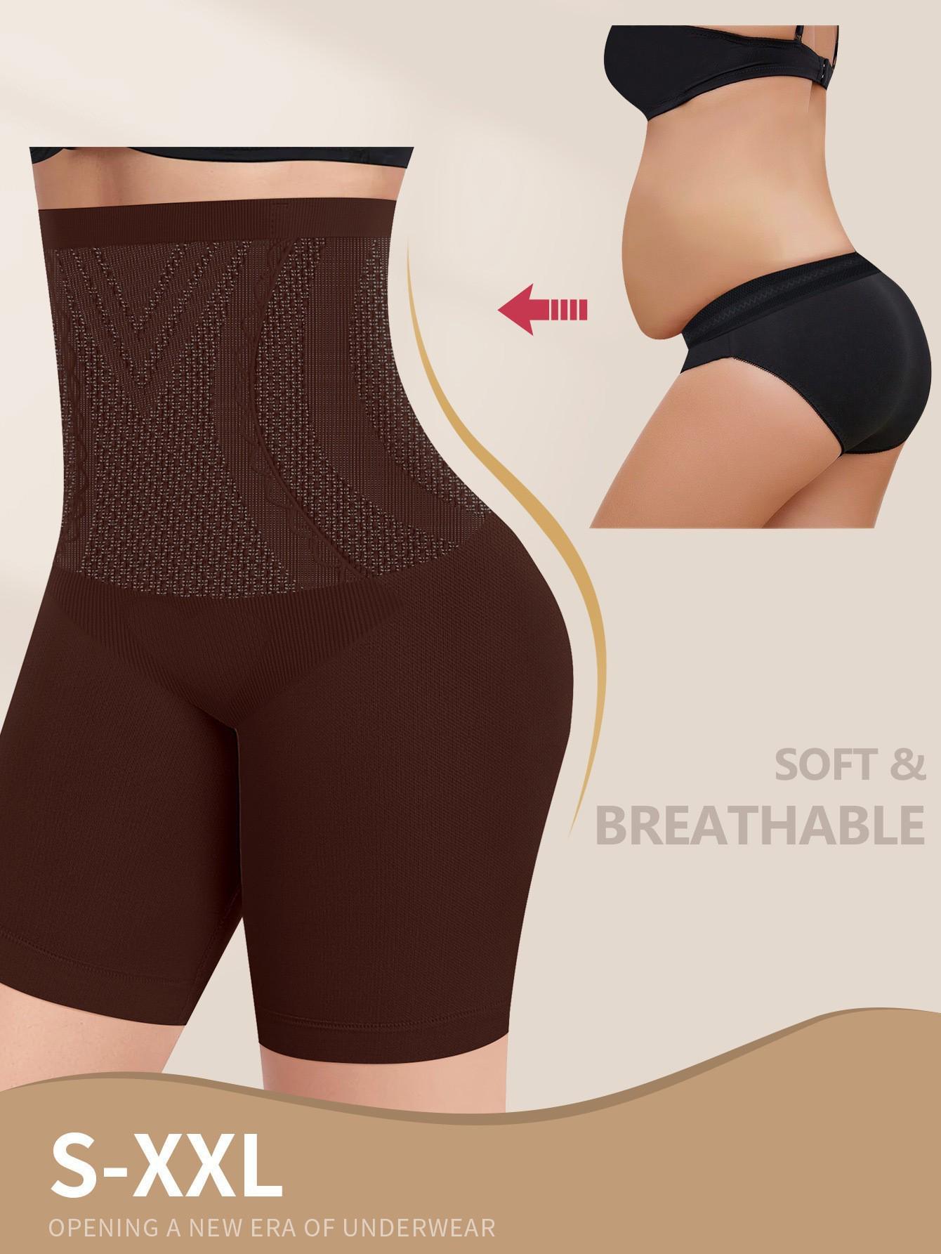 

TKTEMU High-Waisted Body Shaping Tummy Control Pants - Postpartum Waist Trainer & Butt Lifting Underwear for Women XXL