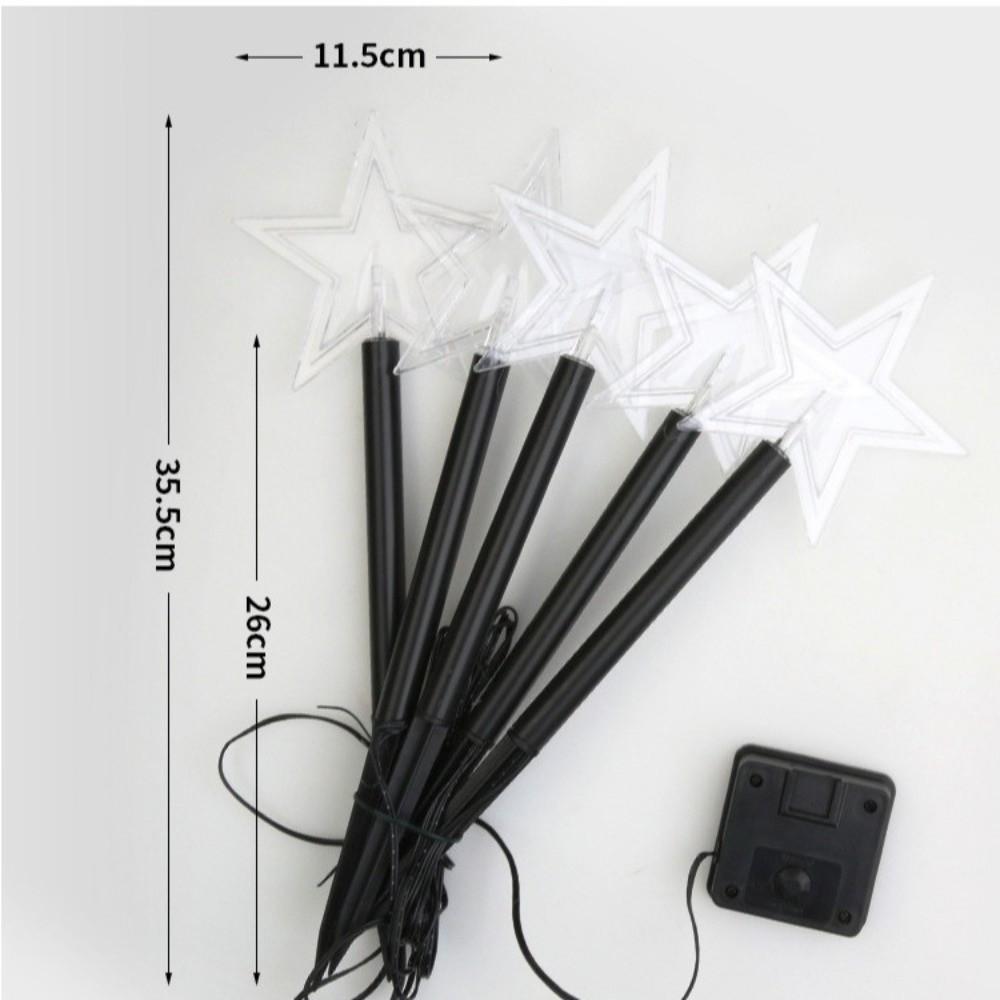 5Pcs/Set LED Christmas Stake Lights Waterproof Outdoor Christmas Lights For Yard