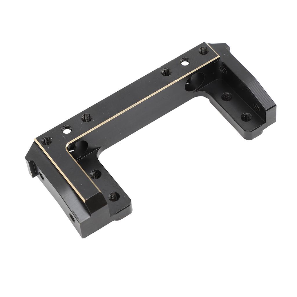 RC Front Bumper Mount Brass Front Bumper Servo Mounting Bracket Stand for SCX10 II RC Crawler Cars B