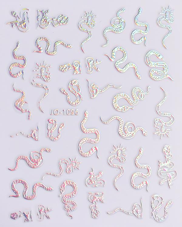 

Наклейки для ногтей Aurora Style Silver - Горячо продаваемые наклейки для ногтей в наличии