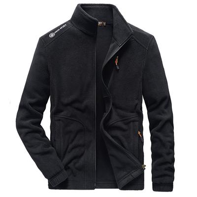 Outdoor Fleece Jacket Men's Polar Fleece Autumn and Winter Breathable Windproof Cardigan Jacket Warm Jacket