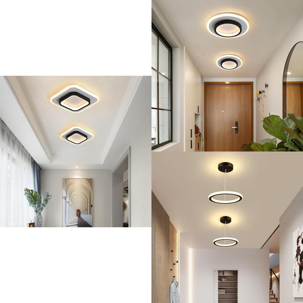Modern Minimalist Led Ceiling Light For Hallways And Entryways With Creative Nordic Design