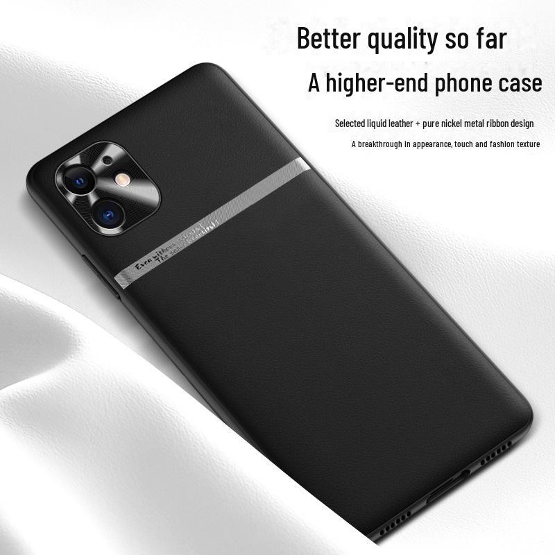 Apple 11 Liquid Leather Phone Case - Anti-Fall & Anti-Fouling Protective Cover