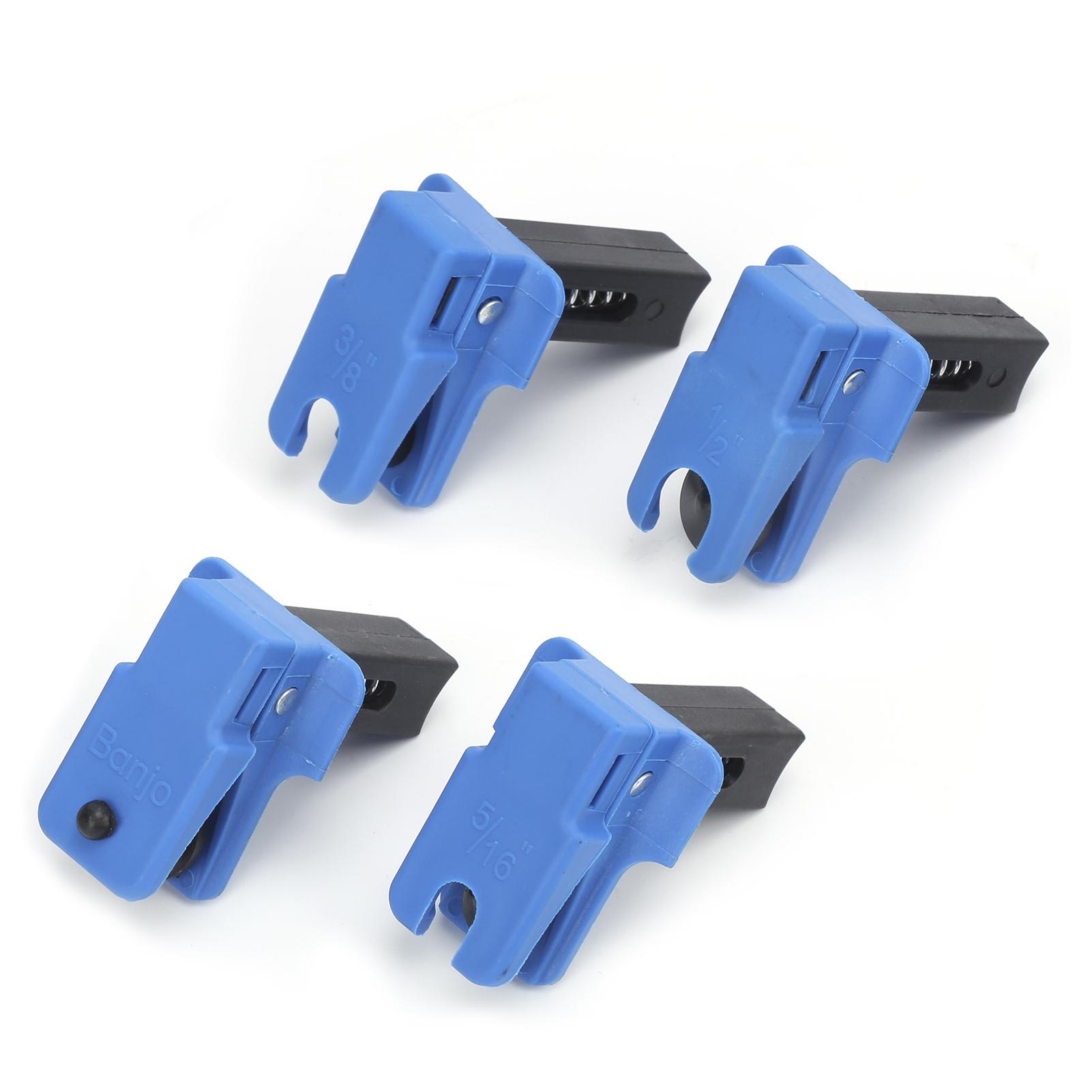 

4PCS Oil Pipe Clamp Vertical Car Repair Maintenance Accessory Tool for Multiple Size