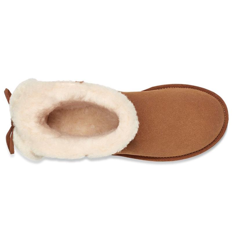UGG Classic Double Bow Mini Women's Sneakers 1127130-CHE