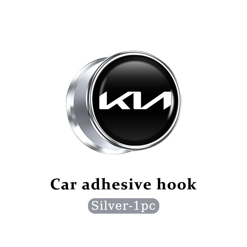 For KIA Car Hooks Small Hanger Self Adhesive Sticky Storage Auto Accessories Ceed Sportage Rio K5 K2 Optima Cerato Venga Sedona