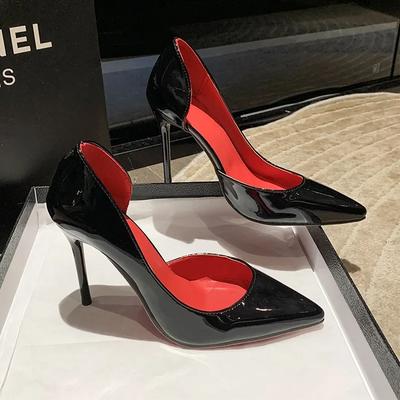 Zapatos de Moda para Mujer 2025 Nuevos Tacones Altos de Punta Fina para Mujer Moda Slip-on Oficina y Carrera Vestir Fiesta Sexy Tallas Grandes Zapatos de Tacón