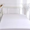 Single White Flat Sheet (150cm X 250cm) for Commercial Use, Set of 2, Includes Mattress Cover and Upper Sheet, White
