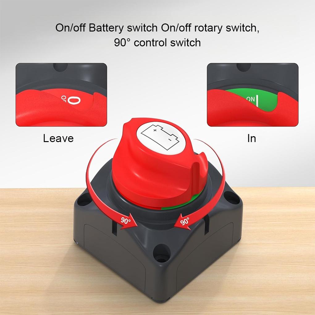 Battery Disconnect Switch 12V 48V Waterproof Battery Disconnect Switch Reliable