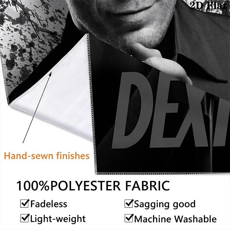 DEXTER Wall Tapestry Aesthetic Wall Hanging Printed Fabric Blanket Decorative Tapestries for Bedroom Living Room Home Decor