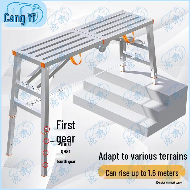 Folding Adjustable Trestle Scaffolding