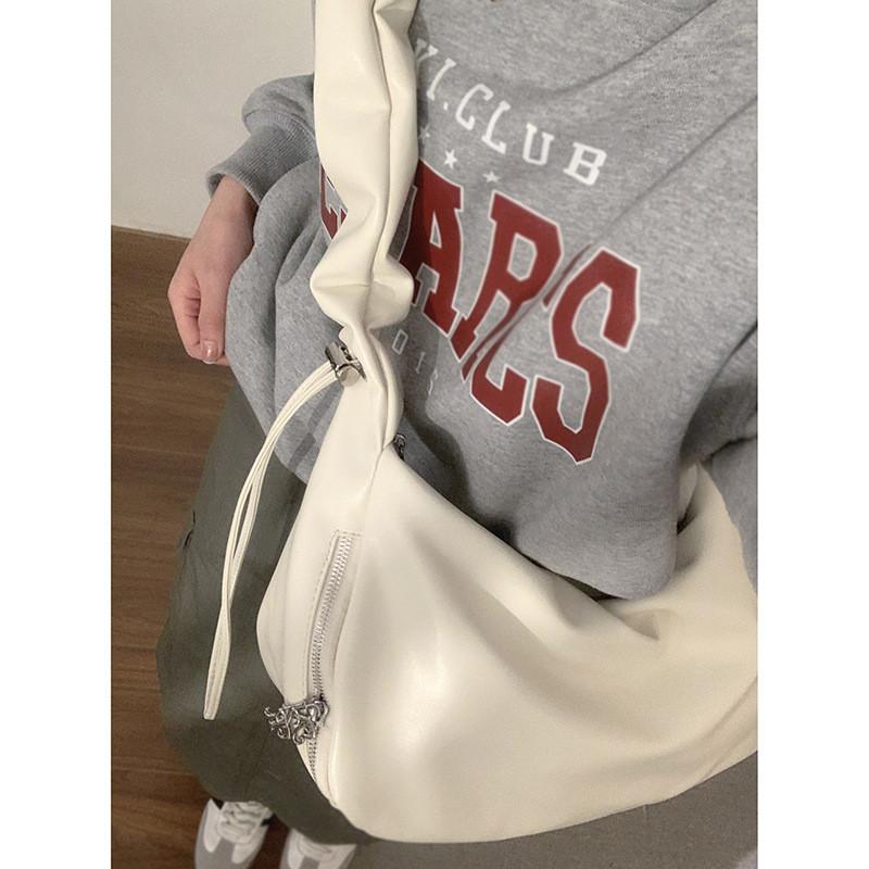 Ielgy All-Match High-End Underarm Bag Large-Capacity Tote Bag Simple Shoulder Messen