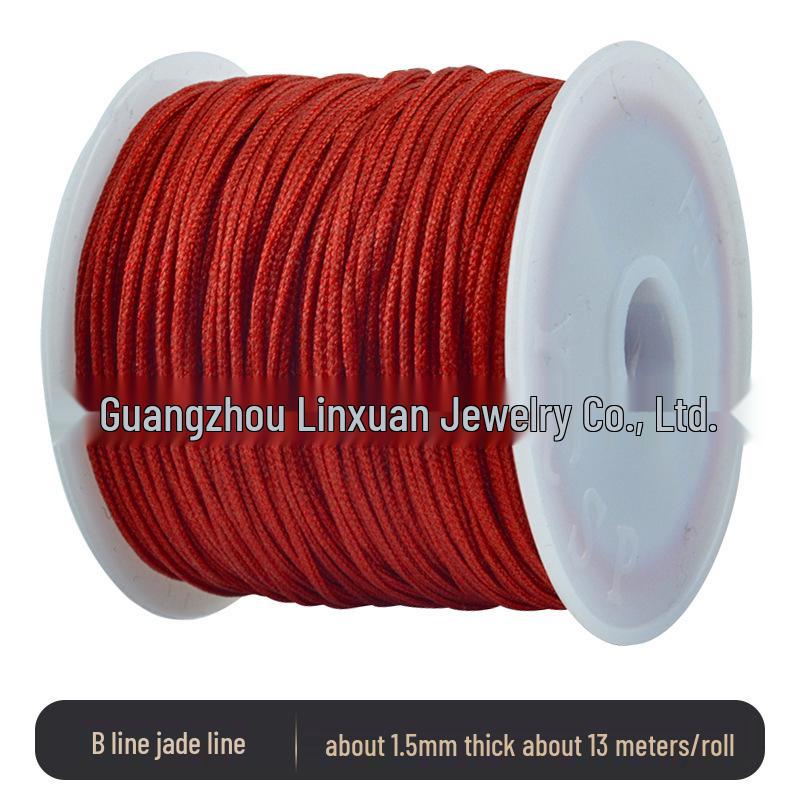 Handmade DIY Red Rope Bracelet Weaving Tool – Beginner's Solid Wood Frame for Jewelry Crafting