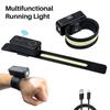 USB-C Rechargeable Wristband Running Light Wave Sensing COB Floodlight Headlamp  Cycling Use