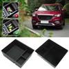 For MG HS EHS EV 2018-2024 Center Console Armrest Organizer Tray Durable ABS Black Storage Box With Divider Car Accessories