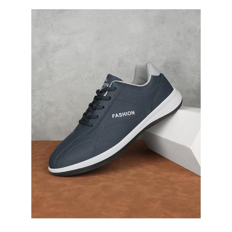 Große Leder Leichte Wasserdichte Board Schuhe, Lässige Studenten Laufschuhe, Herren- und Jugendsportschuhe