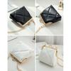 Single Shoulder Bag Diamond Lattice Embroidery Messenger Bag For Women Female Keys Coin Purse Pu Mini Handbag