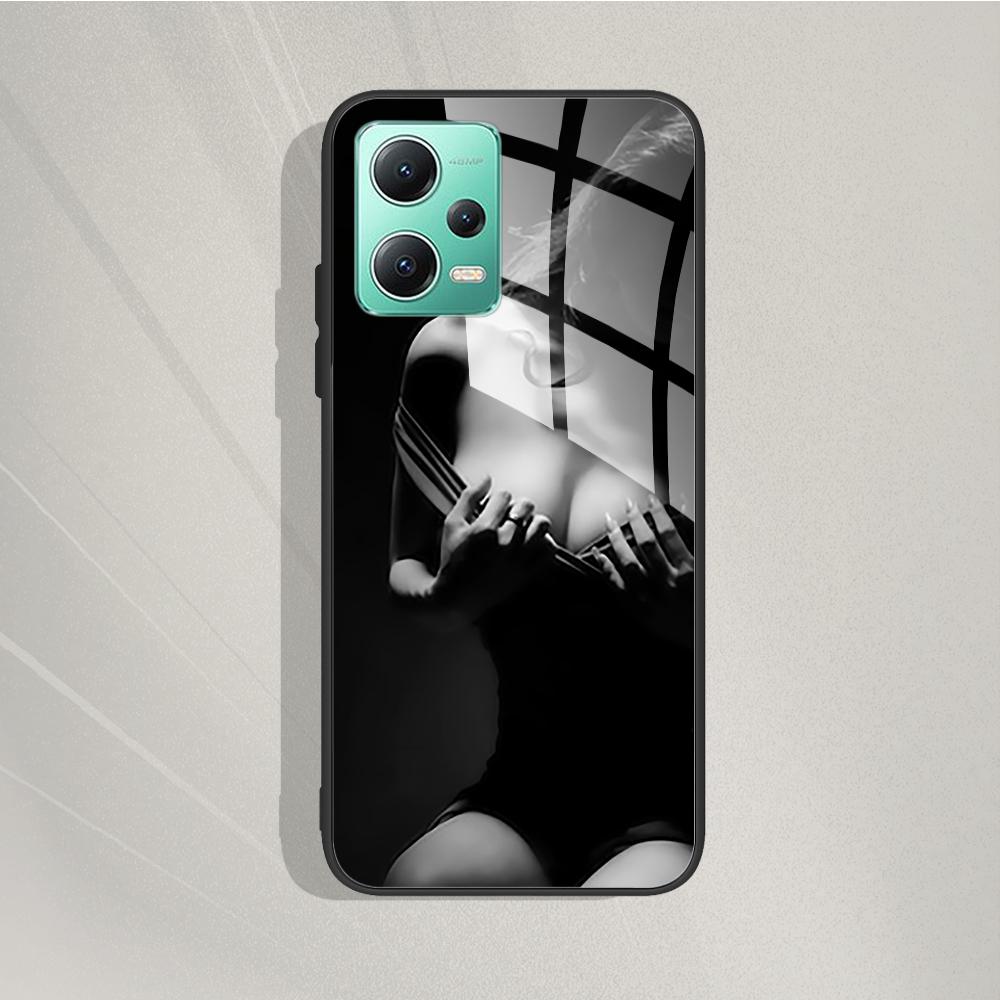 Gehärtetes Glas Handyhülle Für Xiaomi Poco X5 Pro 5G Rückseite Für Xiomi Poco X5 Pro X5pro Hülle Silikon Handy Schutzhüllen