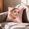 VVintage Retro AAriana Grande Pillow Case Pattern Printed Pillowcase For Living Room Sofa Cushion Cover