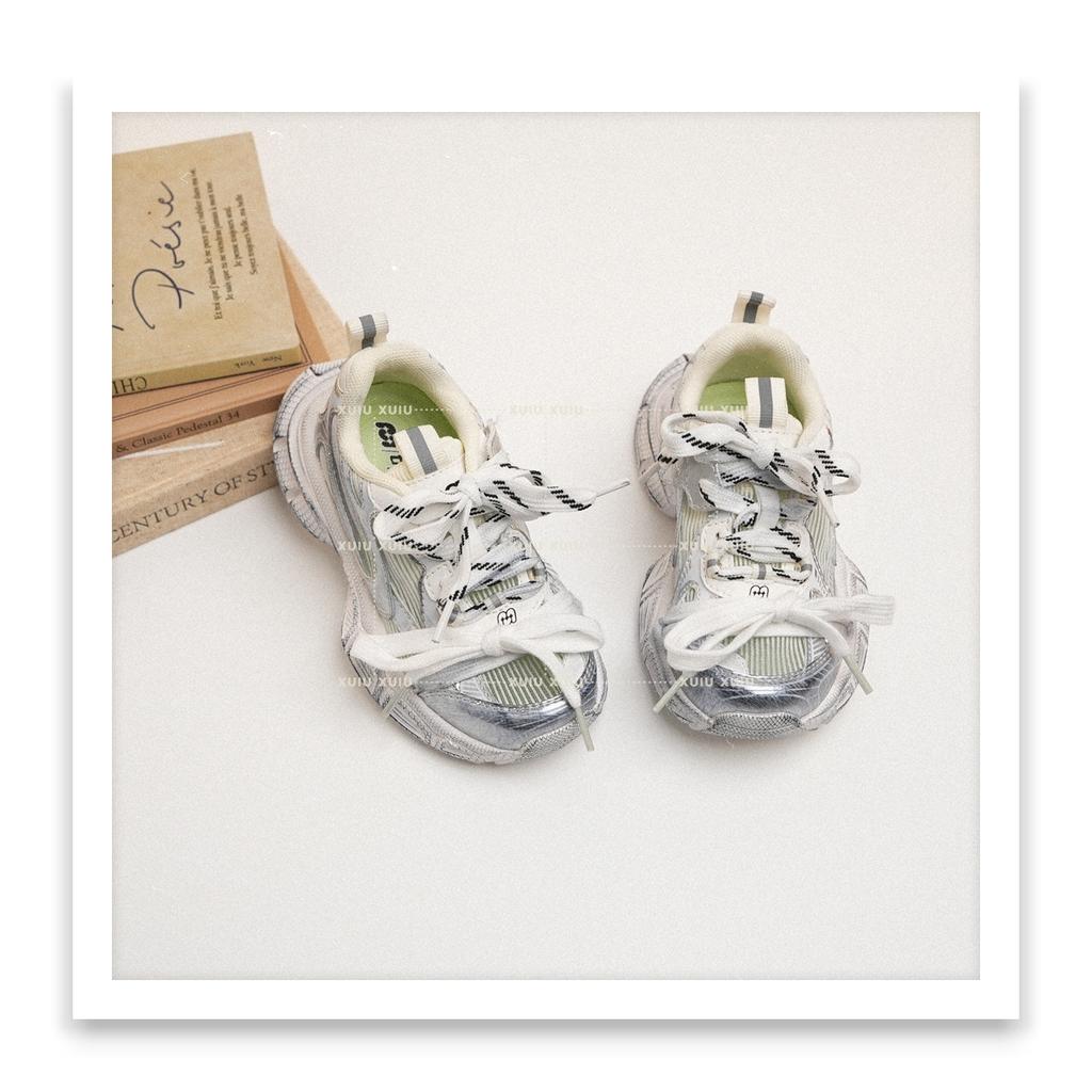 XSHX "Paris XL" dirty children's father sports shoes spring and autumn cool feeling net boys and girls [Wenzhou shoes]