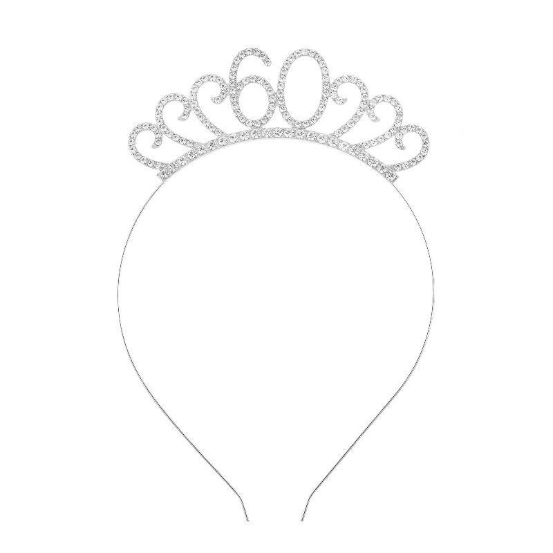 Cross-Border Digital Birthday Crown Set: Headdress, Party Shoulder Strap & Etiquette Belt Photo Prop for Girls