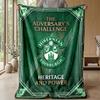 Hibernian FC Weiche Flanell-Fleece-Decke Leicht Gemütlich Warm Überwurfdecke Für Sofa Bett Heimdekoration
