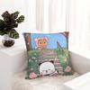 Kawaii Cute Bubu Panda Dudu Pillowcase Printed Fabric Cushion Cover Decorations Throw Pillow Case Cover Home Zippered 45X45Cm