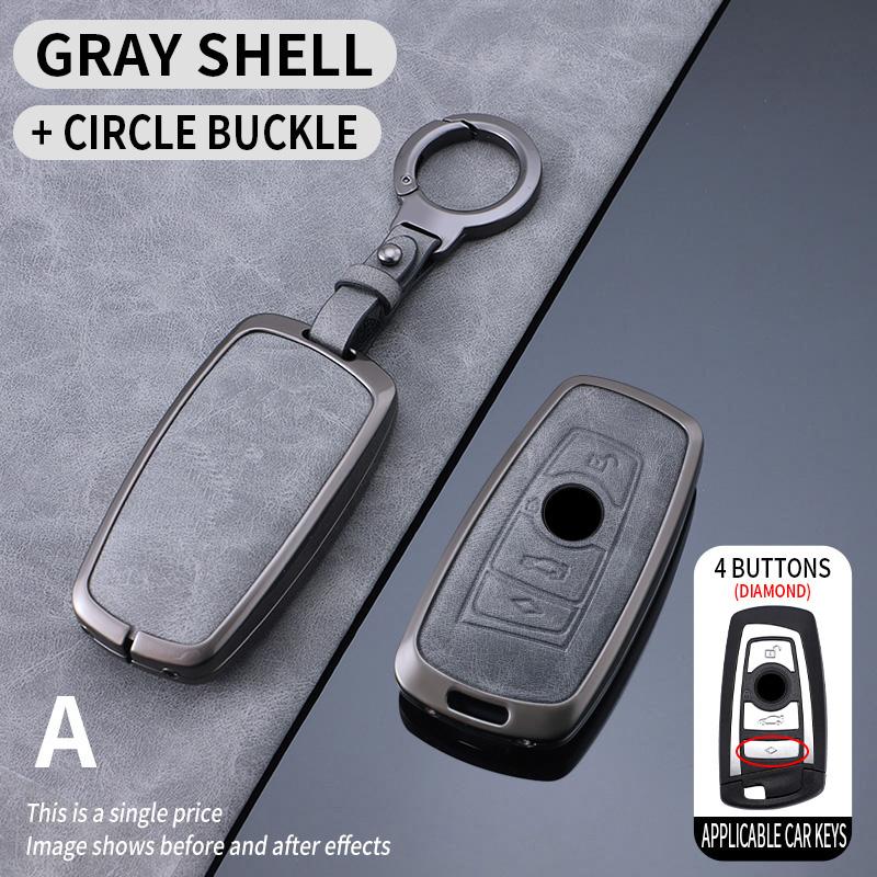 Metal Car Key Cover Fob Case Shell Accessories For Bmw F 3 5 7 Series X3 X5 F10 F20 F30 F40 E90 E92 E93 Cas4 Fem Ews5