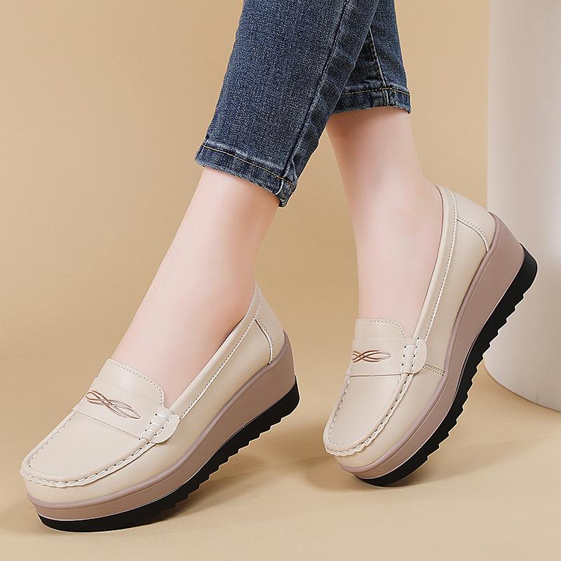 

Женская мода Осень 2025 Толстая подошва Нескользящая Легкая обувь 35-41 37