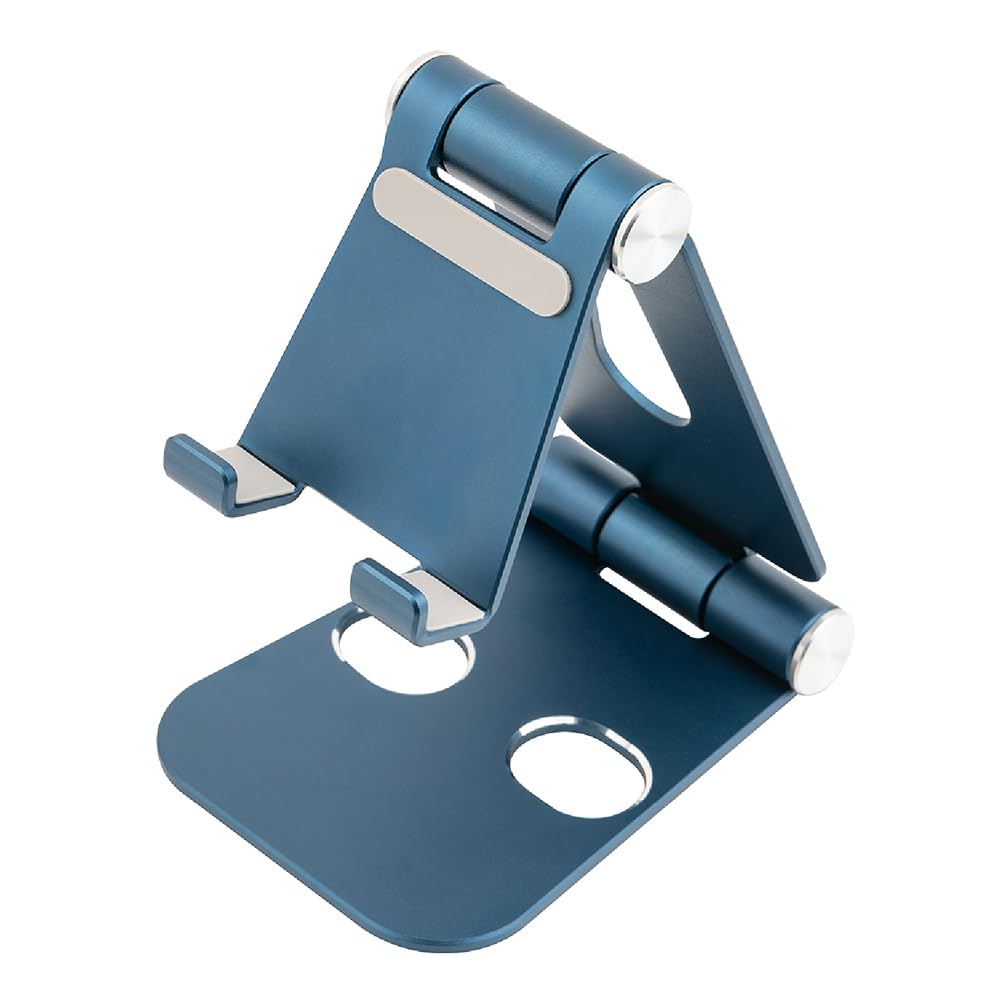 

Nakabayashi Aluminum Stand for Tablets and Smartphones Compatible with Switch 2 Navy Z0722