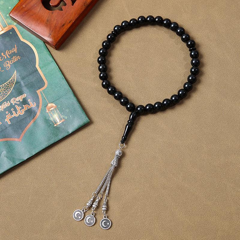 Brățară Tasbih Arabesc cu 33 de Mărgele Făcută Manual - Mărgele de Rugăciune din Orientul Mijlociu