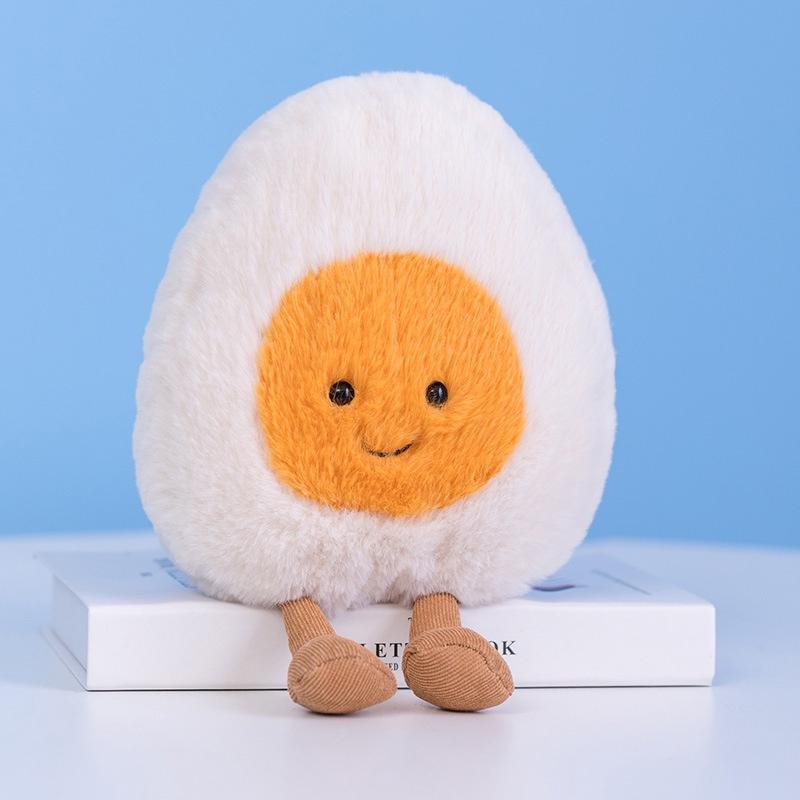 Cute Boiled Egg Plush Toy Egg Family Dolls For Fun And Comfort