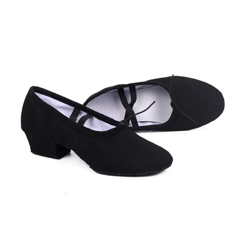Ballet Dance Shoes Women Teacher Stage Training Shos Soft Sole Slippers Yoga Belly Practice Shoes Girls Jazz Dancing