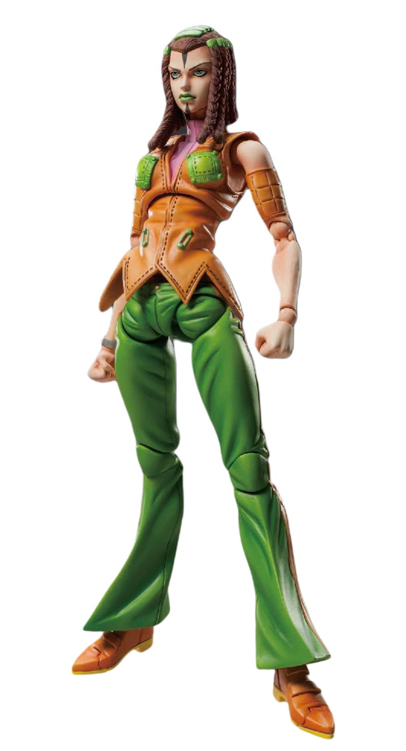 

Super Action Statue JoJo s Bizarre Adventure Часть 6 Stone Ocean [E. Костелло] Прибл.. 155мм ПВХ и АБС и Нейлон Окрашенная Подвижная Фигурка ME21044