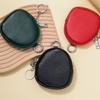 New Mini Coin Purse Solid Color Zipper Card Holoder Wallet with Key Ring Handbags