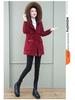 Women's Mid-Length Parka: Winter 2025 Edition - Loose Fit Lambswool & Velvet Padded Cotton Jacket