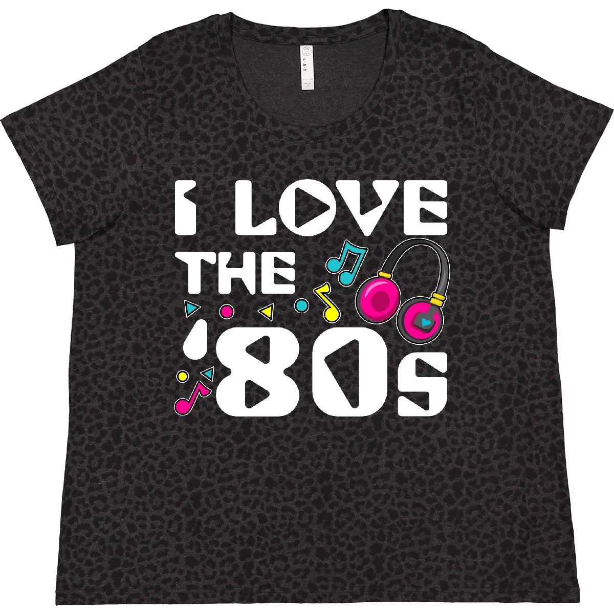 Inktastic I Love The  80s-musical Notes  Plus Size kids boys T-Shirt 80s Eighties 130