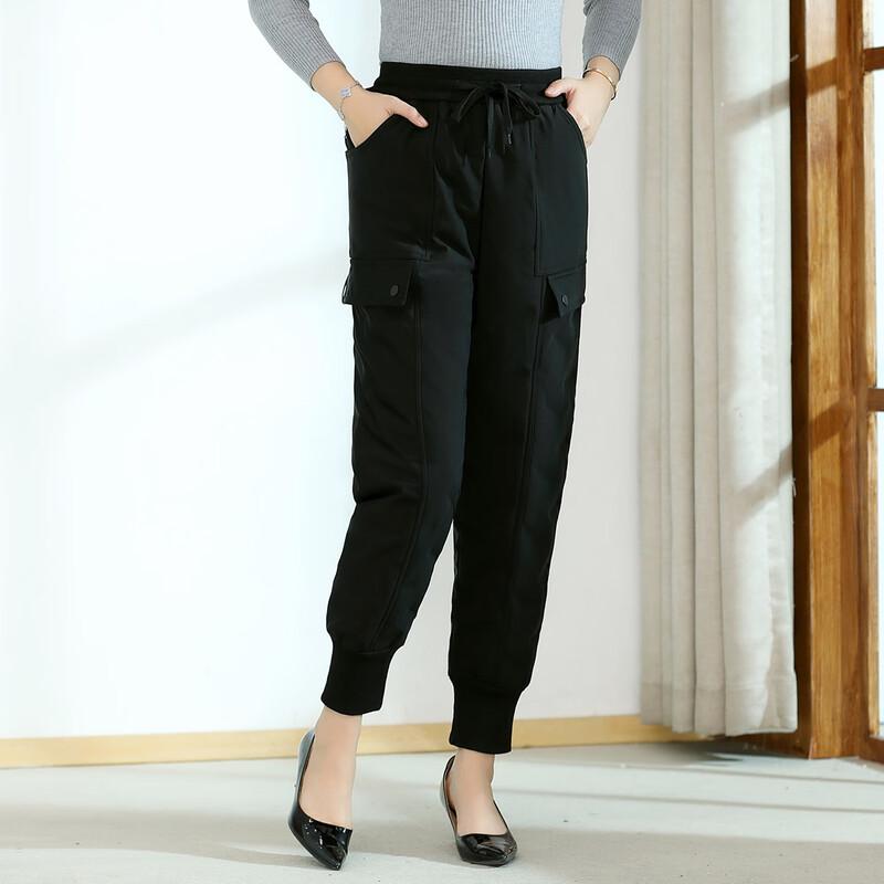 Passte 90% Duck Down Winter Warm Pants for Middle-Aged Women