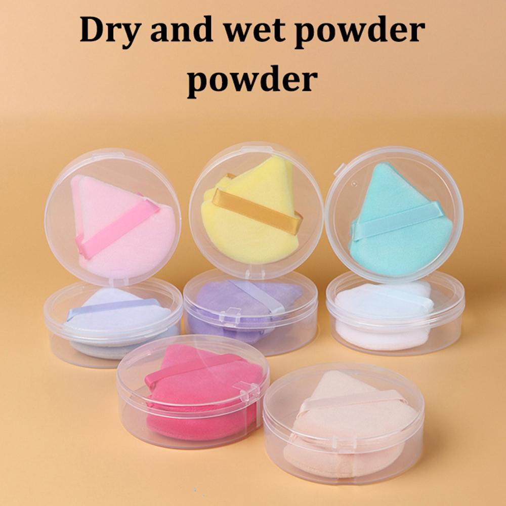 Triangle Powder Puff Face Makeup Sponge Soft Triangle Powder Puffs for Loose Powder Body Powder Cosmetic Foundation Sponge Pack