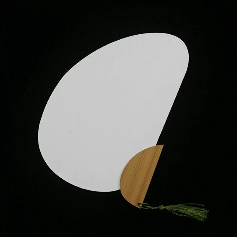 Thickened Blank Rice Paper Round Fan, Palace Fan, Ancient Style Round Fan Material Kit for Watercolor, Traditional Chinese Painting, DIY Calligraphy