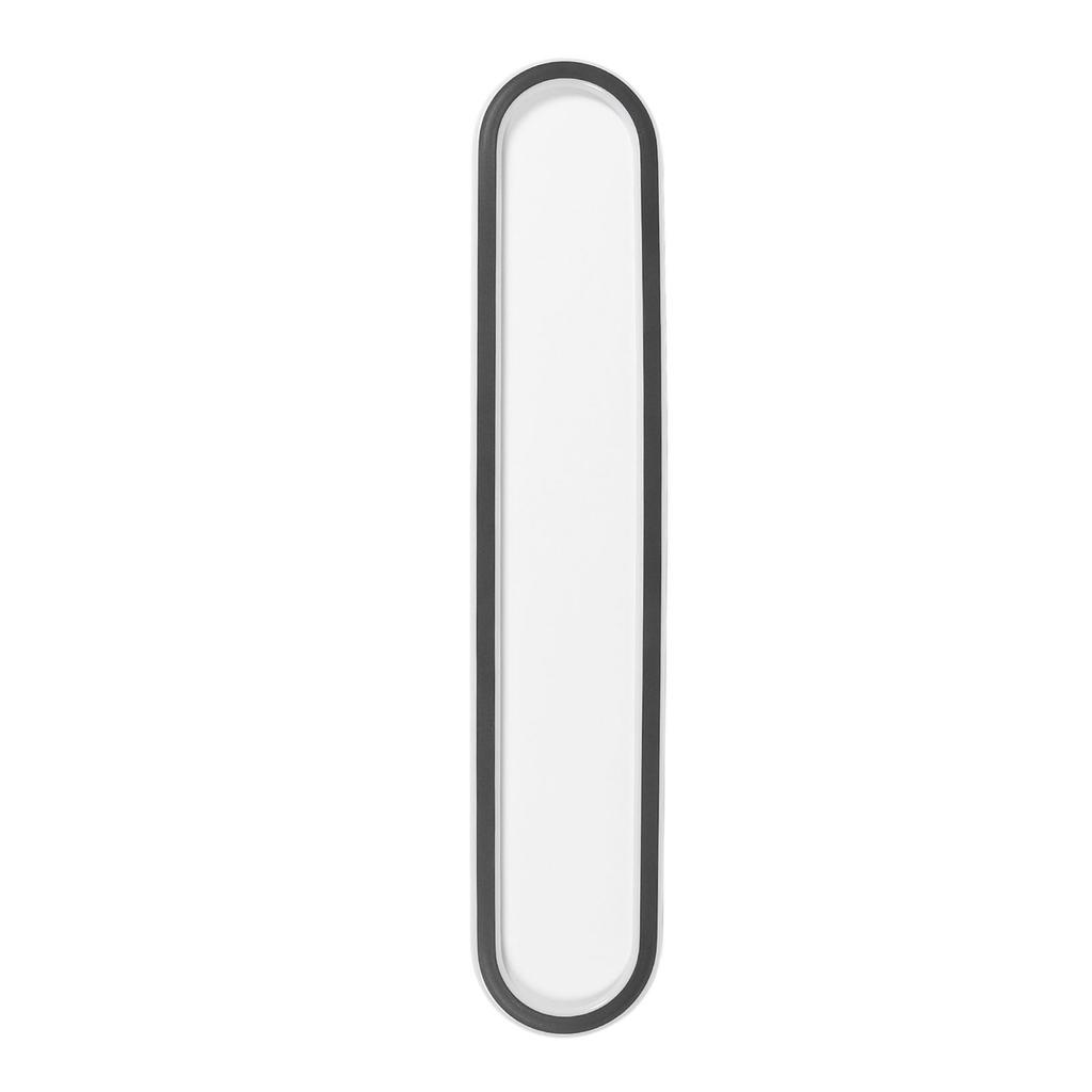 Modern LED Ceiling Light Flush Mount Long Fixture with Remote Control for Living Room Hallway Entryw