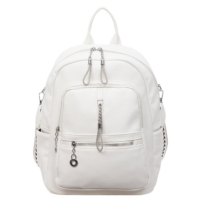 Fashionable and Versatile Women's Bag, Large-capacity Travel Backpack, Casual and Simple Student Schoolbag, Multi-layer Storage Backpack