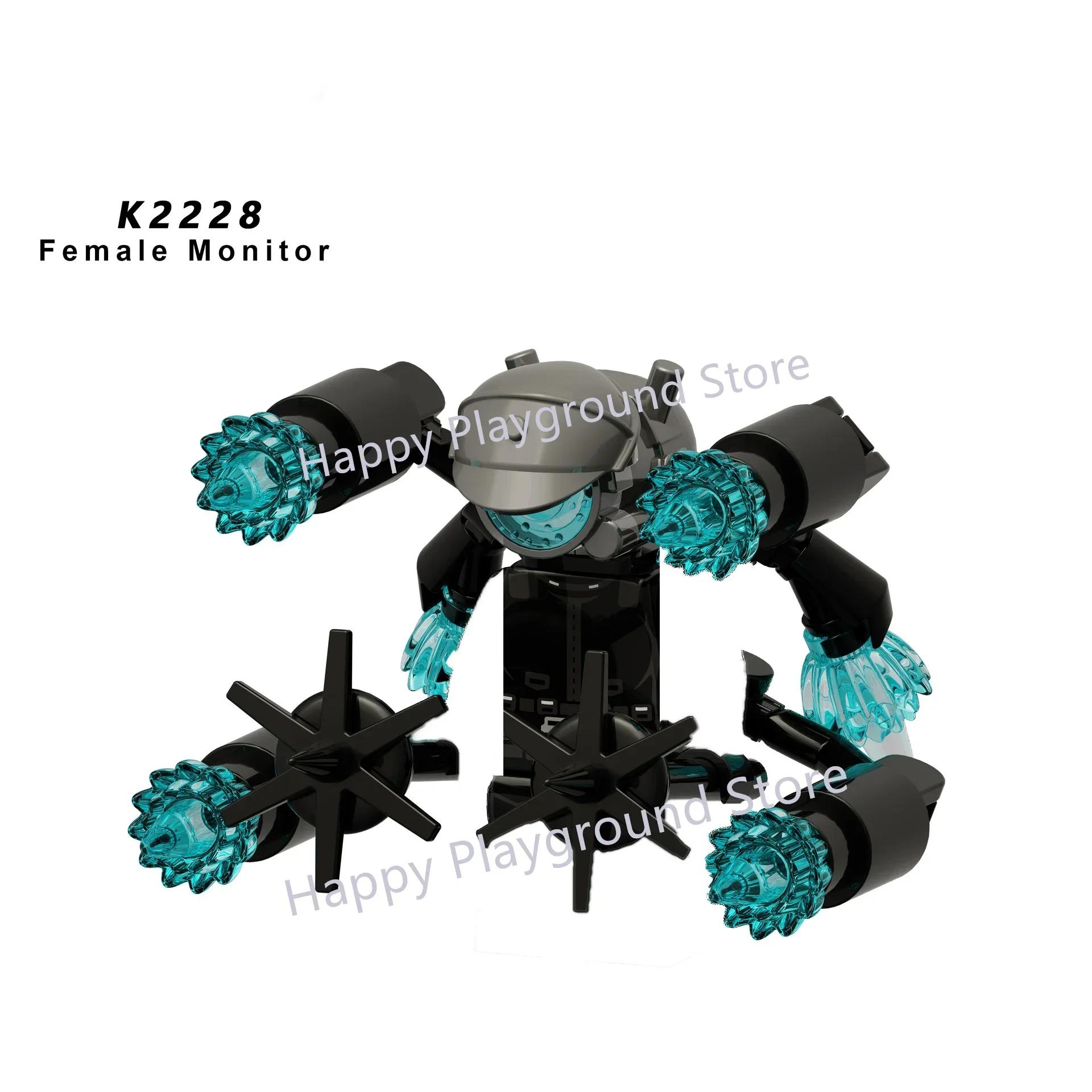 Скибиди Туалетный Человек Аниме Мультфильм Кубики Куклы Камерамен Спикермен ТВ Человек Мини Фигурки Действия Кубики Строительные Блоки