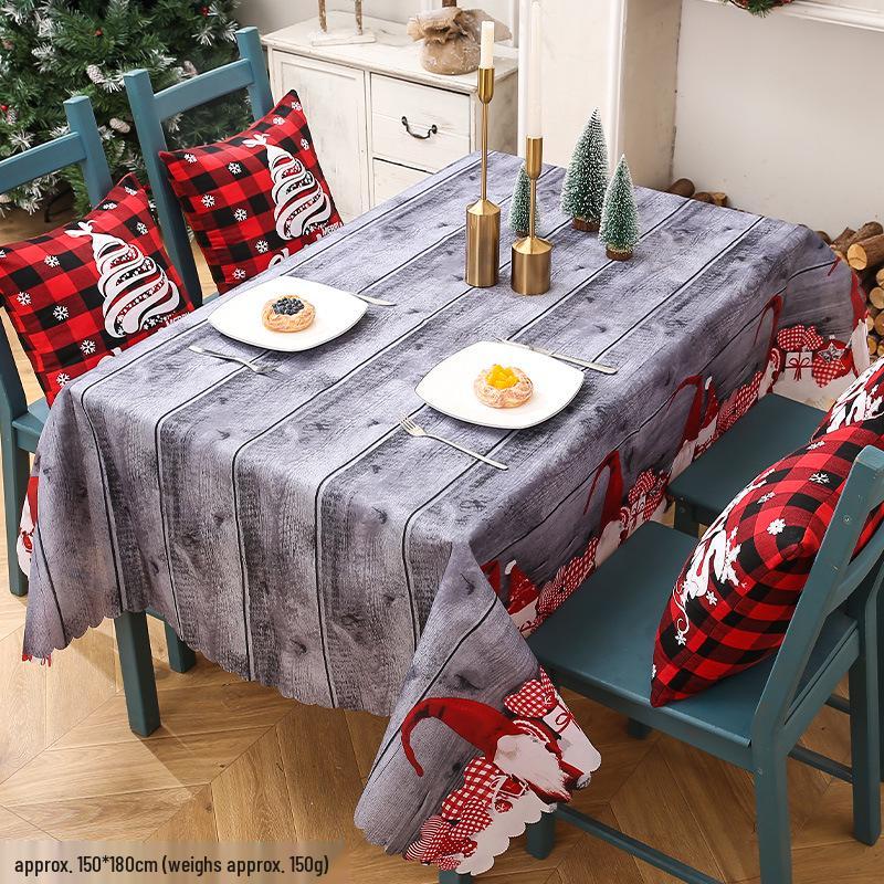 Creative Cross-Border Christmas Table Runner - Festive Holiday Decoration