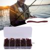 100PCS Silicone Artificial Worm Lures 6cm Length Fishing Lures  River Fishing