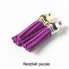 20Pcs/Lot 35mm Leather Tassel for Keychain Straps Jewelry Fiber Fringe Suede Tassel DIY Key Chain Pendants Jewelry Accessories