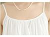 Summer Literary Loose Spaghetti Strap Tank Dress with Irregular Hem