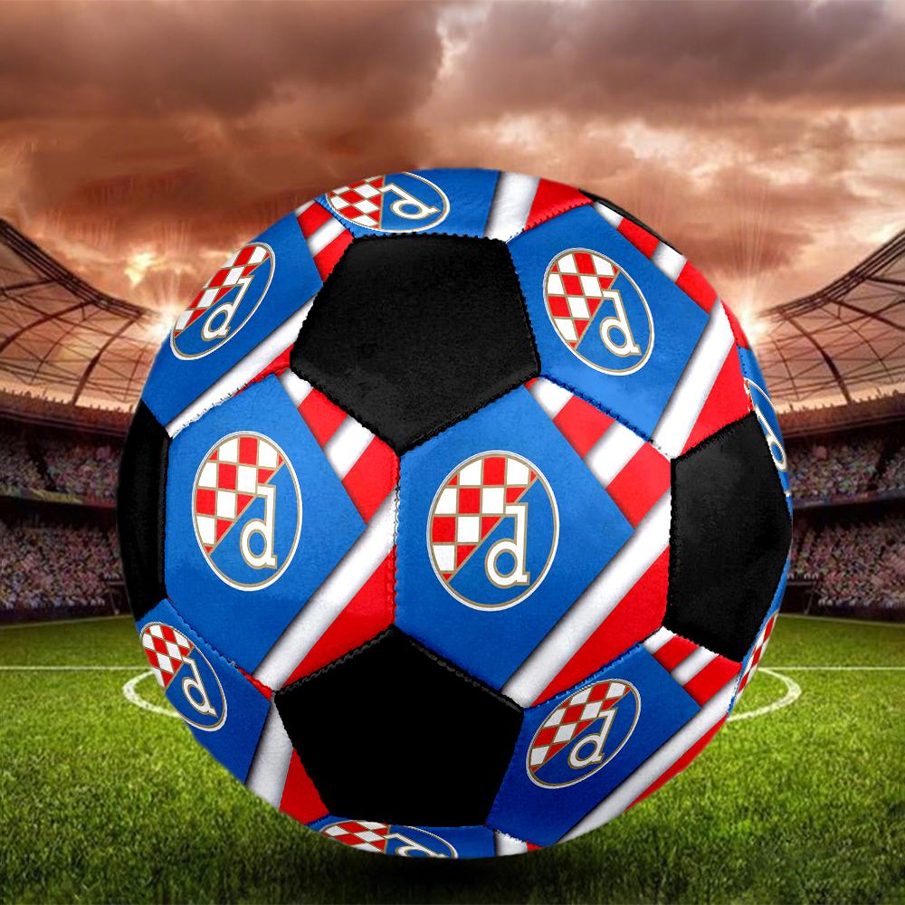 SIZE 5 GNK Dinamo Zagreb Soccer Ball Colorful All Ages Machine Stitched PVC Competition Ready Durable High-Bounce