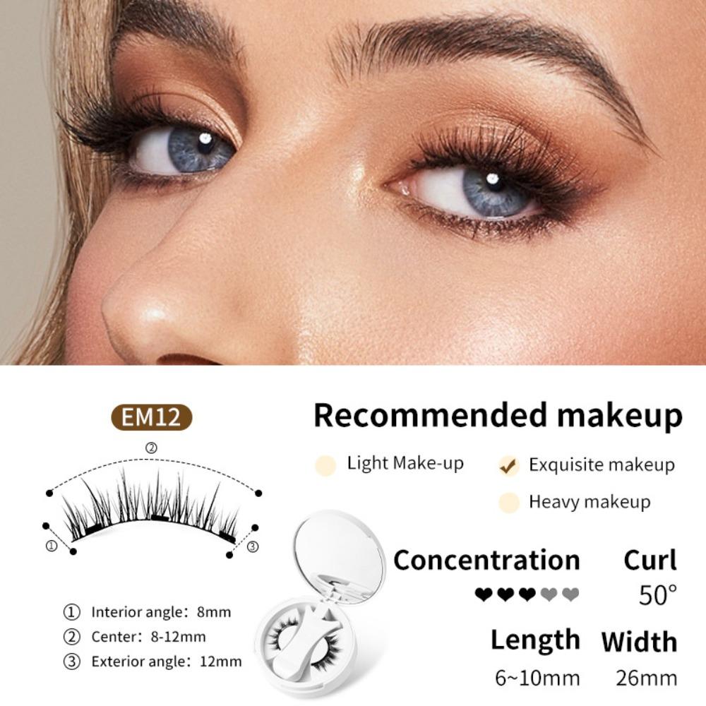 Magnetische Magnetische Wimpern Kit Natürlicher Look Falsche Wimpern mit Magneten für Wimpernverlängerung