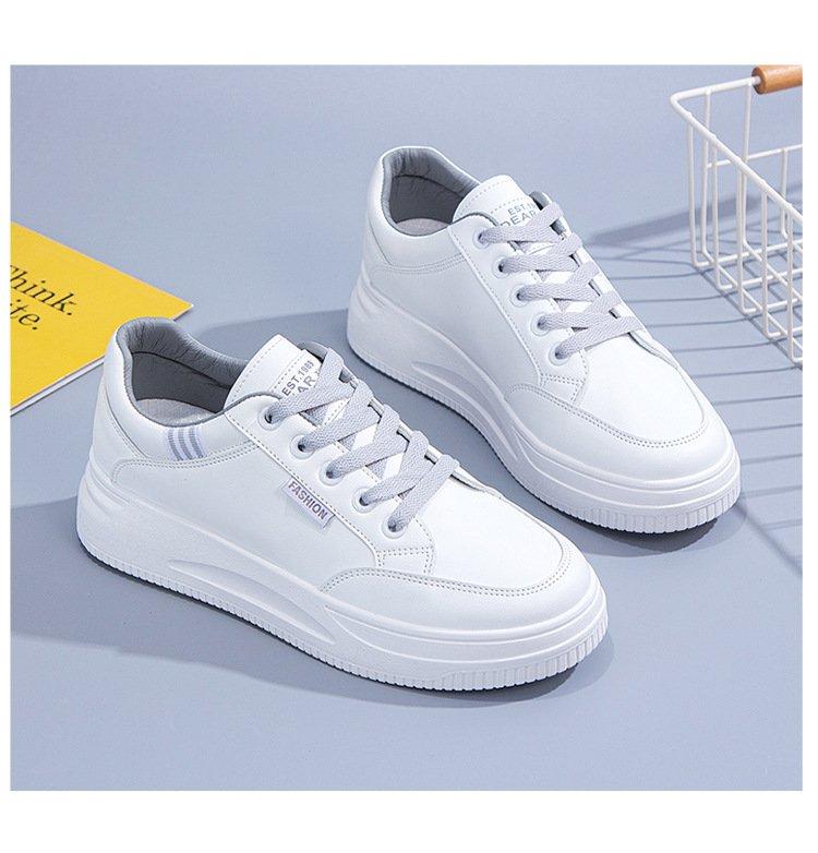 New Women Board shoes Running Mesh Fashion Casual Sneakers Outdoor Comfortable Soft Training Walking Race Thick soles White Shoe